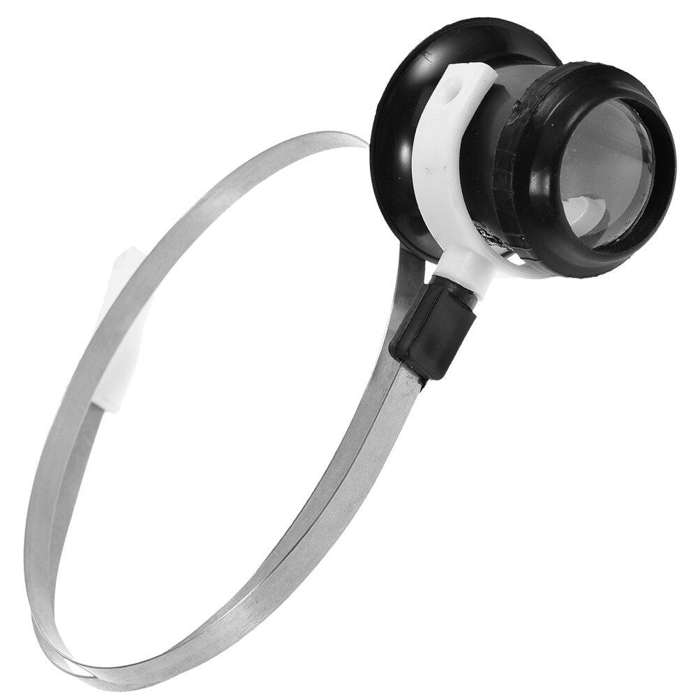 Eyeglasses Watch Repair Tool Eyepiece Loupe Eyecup Magnifying 5x with Wire Ring