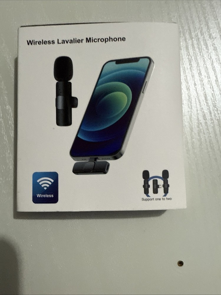 Wireless Lavalier Mic for iPhone with Clear Sound and Easy Setup