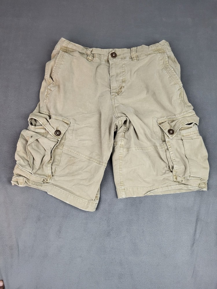 American Eagle Cargo Shorts Mens 30 Brown Next Level Flex Lightweight Classic