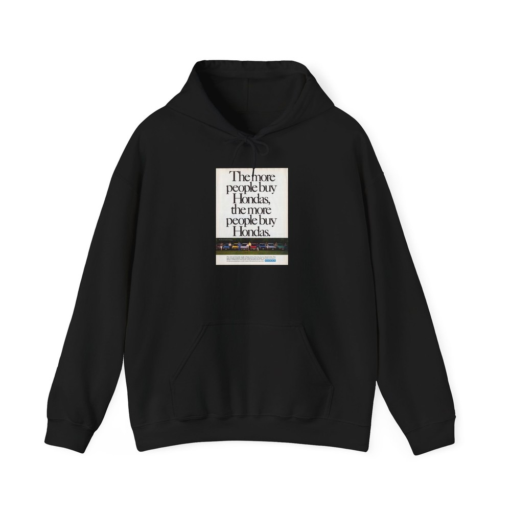 The More People Buy Hondas Graphic Print Unisex Heavy Blend™ Hooded Sweatshirt