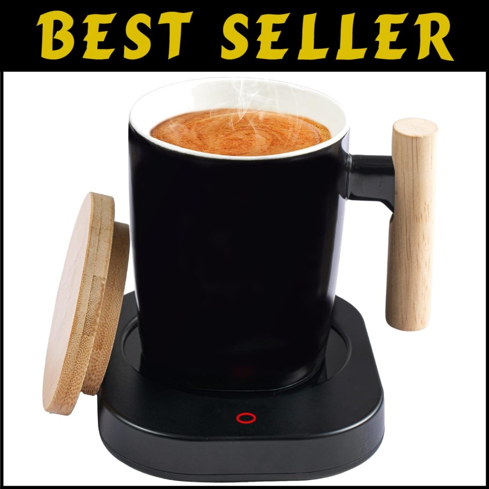 Dual Temp Coffee Mug Warmer Set - Ideal Gift for Tea & Coffee Lovers