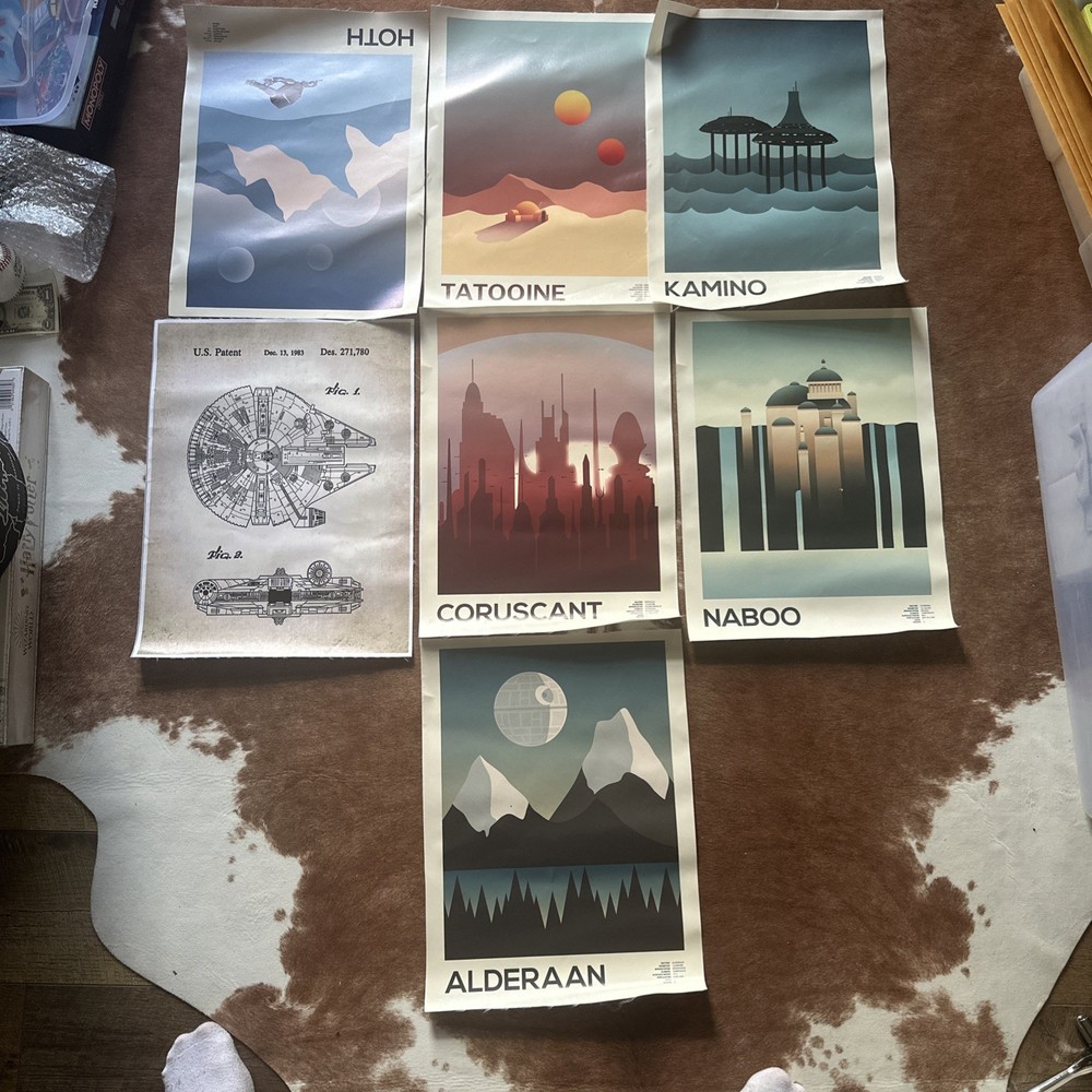 Star Wars Original Trilogy Movie Poster Set 3-Pack