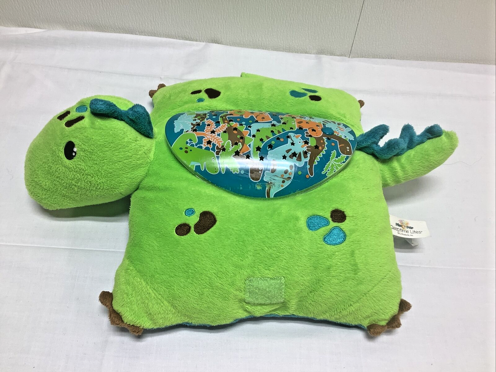 Pillow Pets Sleeptime Lites Dinosaur green Light up Plush stuffed