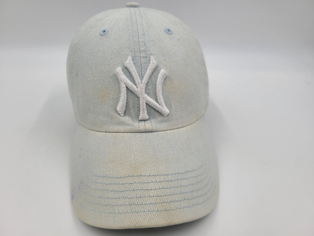 New York Yankees 47 Marca Envejecida Correa Ajustable Gorra Hombres Mujeres MLB