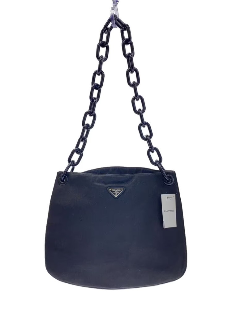 RARE Prada Black Shoulder Bag with Internal Degradation and Odor
