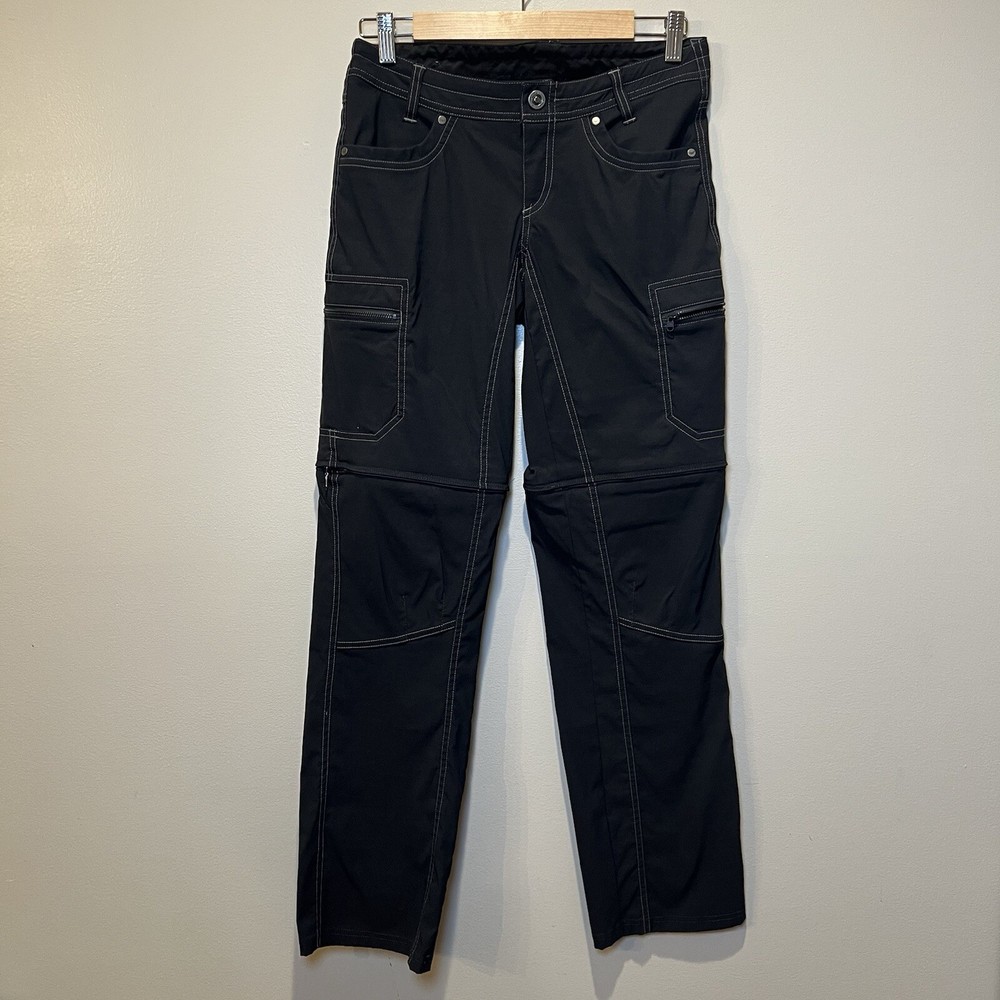 Kuhl Womens Size 2 Kliffside Convertible Hiking Pants Dark Gray