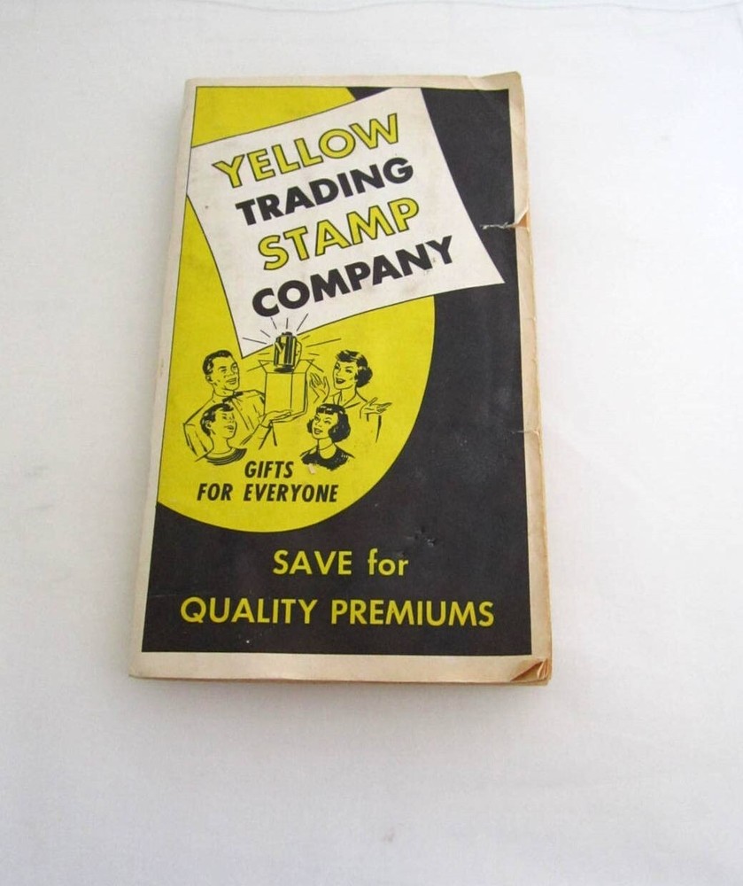 Philadelphia Yellow Trading Stamp Book with Stamps Booklet 48 p Vintage Antique