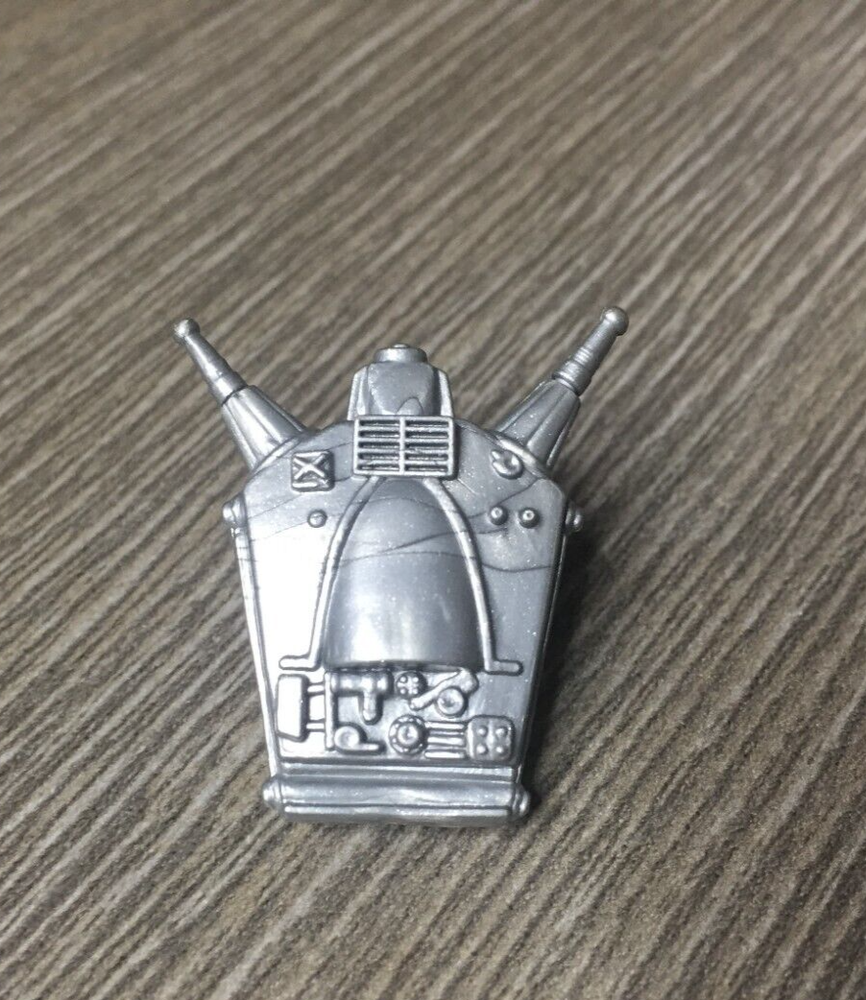 1987 GI JOE PSYCHE OUT v1 Backpack Hasbro Original Part Silver