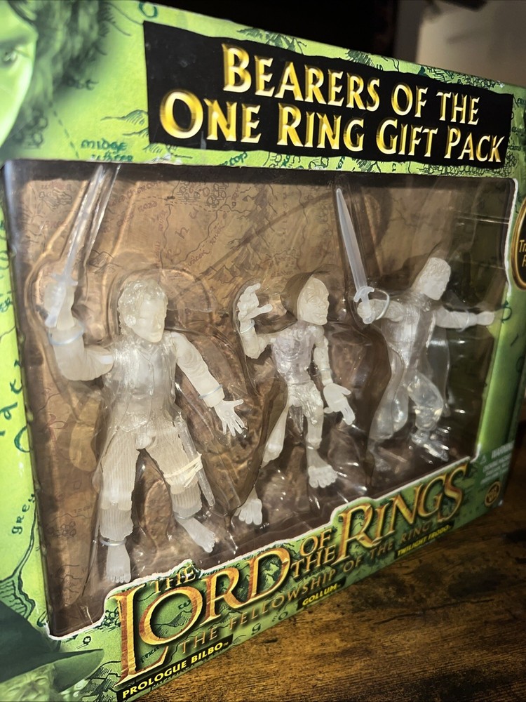 ToyBiz Lord Of The Fellowship Of The Ring Prologue Bilbo, Gollum, Twilight Frodo