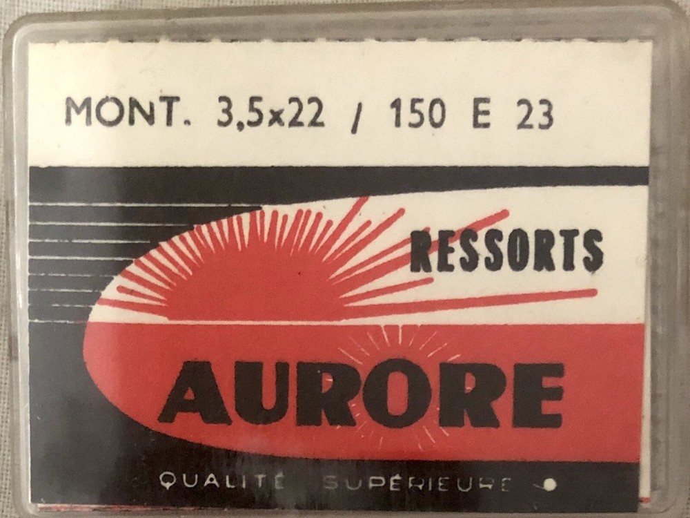 1X=1 Mainspring X 8640 1.50 X 6.5 Ø 0.07 Watch Spring 150 E 23 3.5 X 22