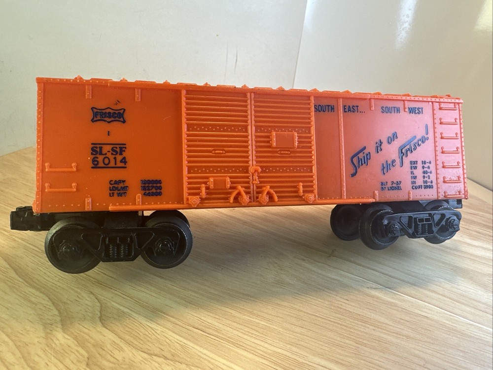 1957 Lionel O Gauge Orange Frisco SL-SF 6014 Postwar Train Ship on Frisco