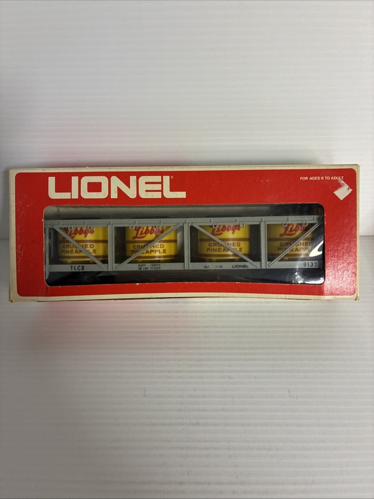 Lionel O Gauge Libbys Crushed Pineapple Vat Car 6-9132