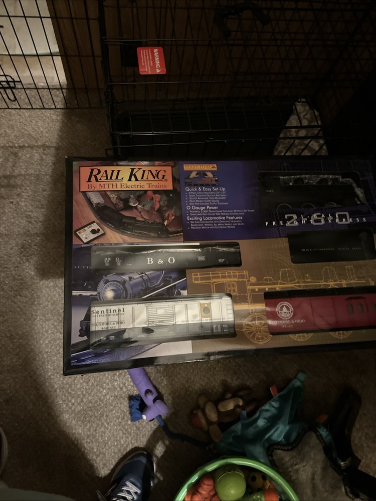 MTH Electric Trains HO Scale 2-6-0 B&O Hi-Ball Freight Express RAIL KING