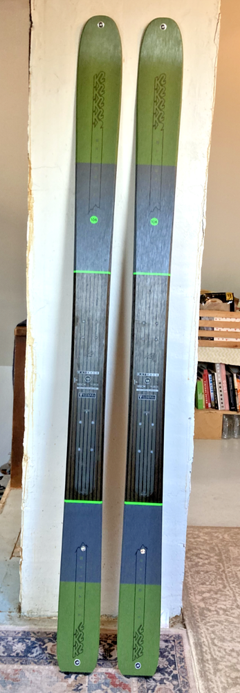 K2 wayback 106 skis, 186cm, 2025-2026 model, mounted once never skied