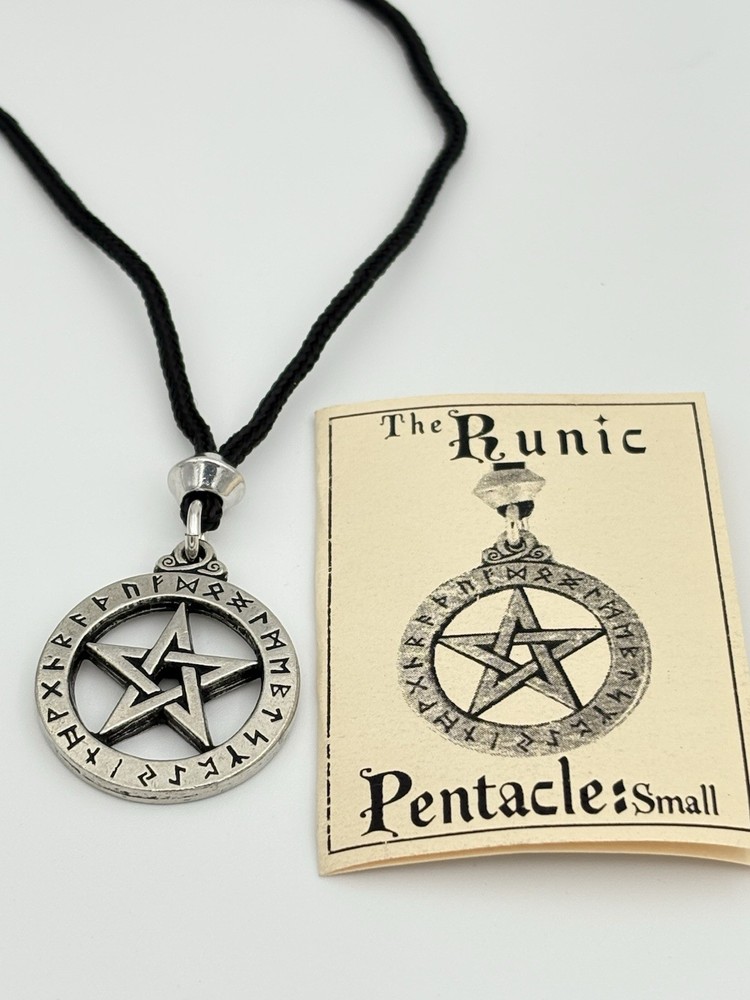 PENTACLE Necklace Runic Pentacle Pentagram amulet charm protective Symbol