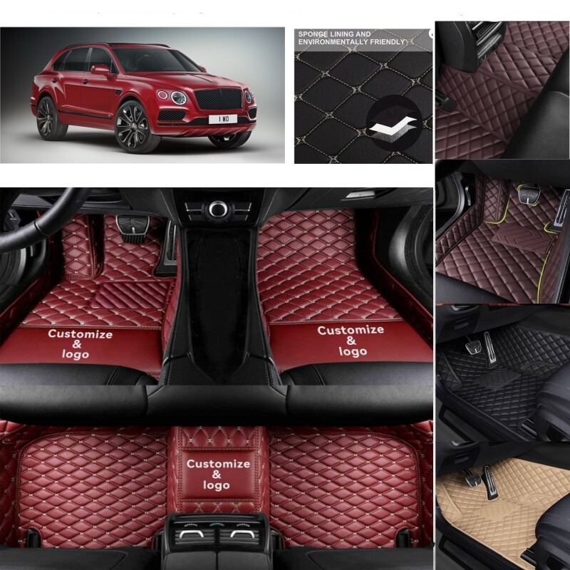 For Bentley Bentayga Car Floor Mats Custom Luxury Waterproof Auto Liner Carpet