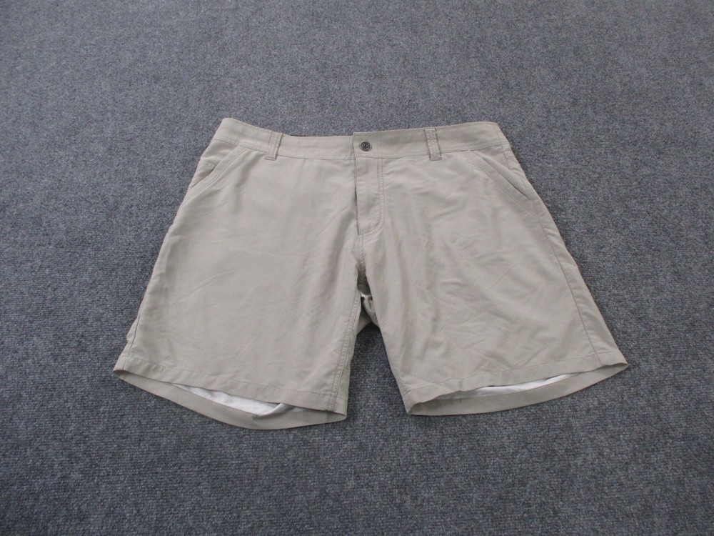 Kuhl Shorts Men 38 Gray Chino Hiking Workwear Outdoor Climbing Logo Casual
