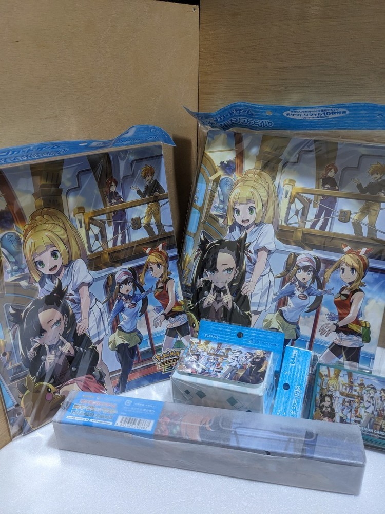 Pokemon Card Game Supply Trainers Salon Complete Set Deck Sealed File, Etc.