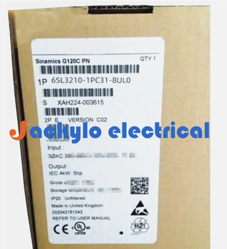 ONE New Spot Goods Siemens Frequency converter 6SL3210-1PC31-8UL0 free tax