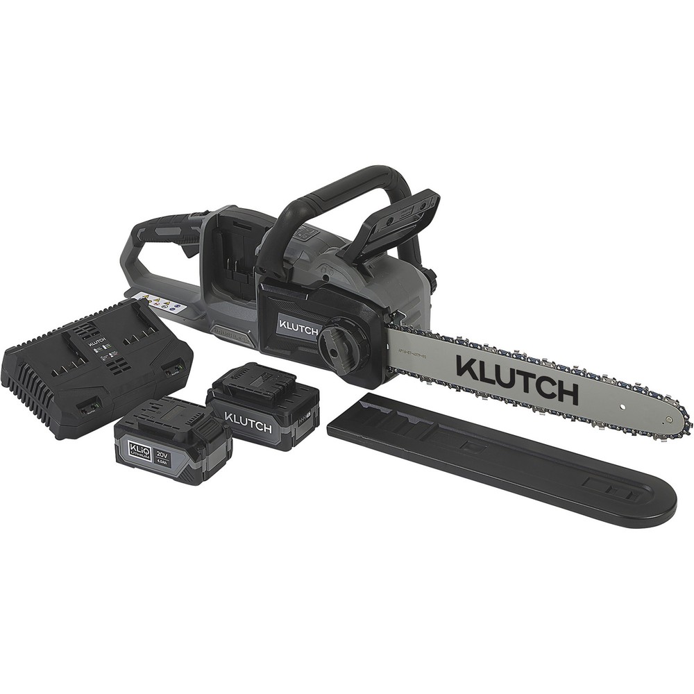 Klutch 16in 40V Brushless Cordless Chainsaw with 4.0Ah Battery