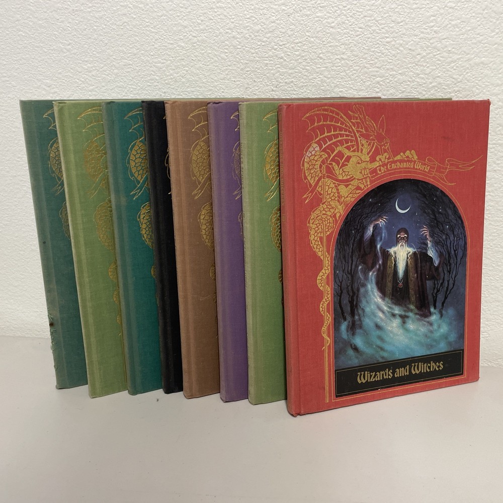 Lot of 8 Vintage Time Life The Enchanted World Books