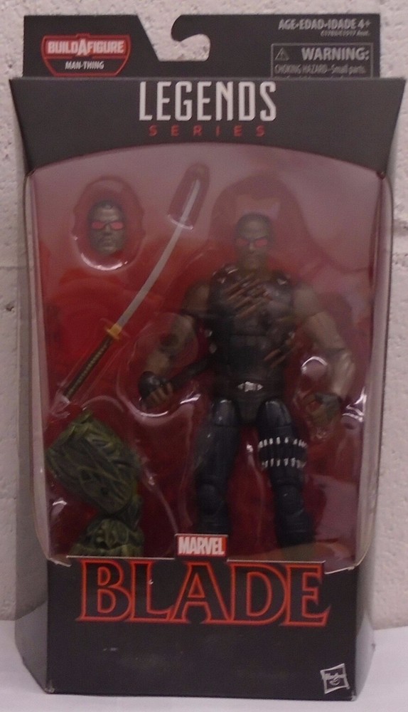 Hasbro Marvel Legends Blade Vampire Hunter Man-Thing BAF Wesley Snipes SEALED