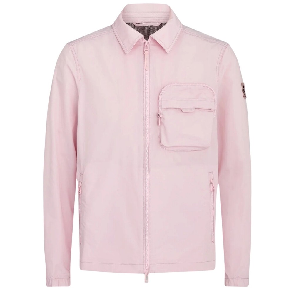 Belstaff Chalk Pink Board Overshirt Jacket