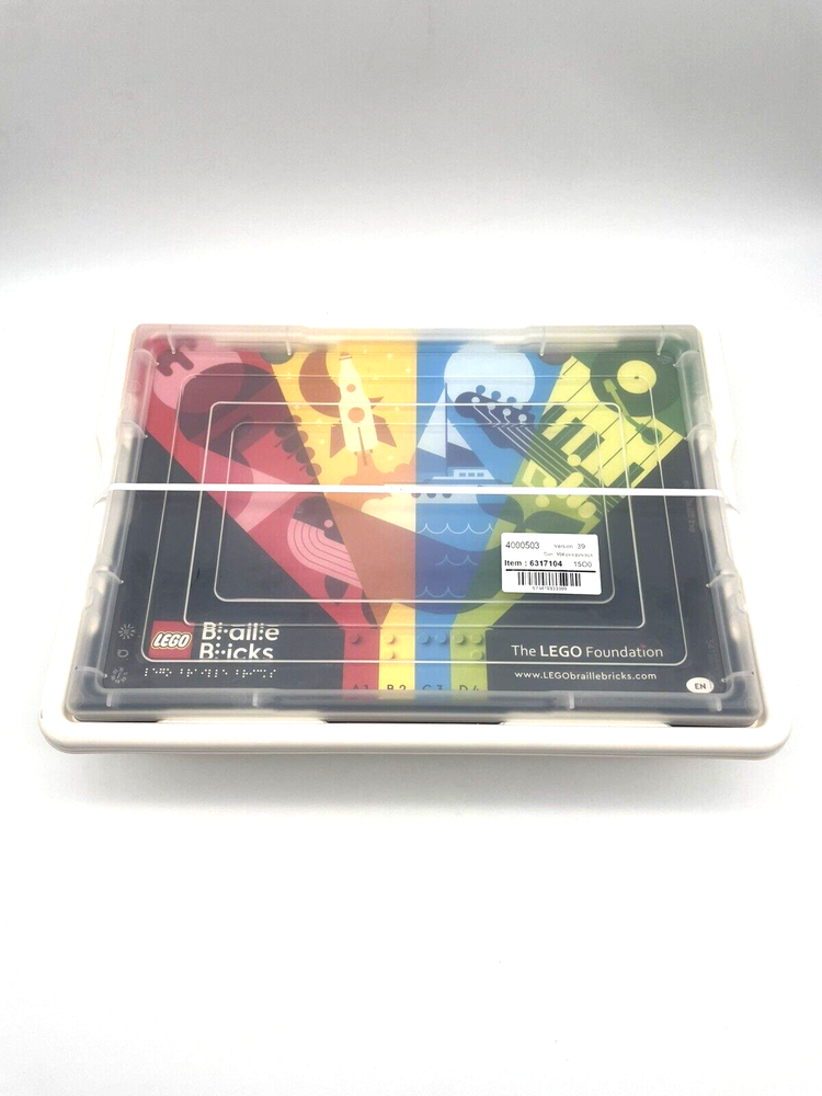 Lego Foundation Braille Bricks English 4000503 304 Pieces - New Sealed