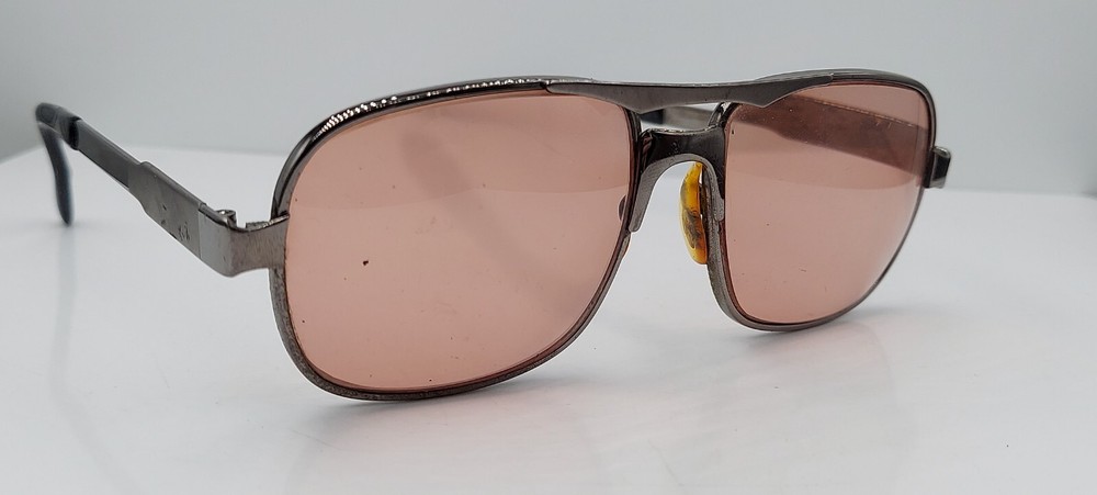 Vintage Zimco 3591 Gunmetal Pilot Sunglasses Frames Only
