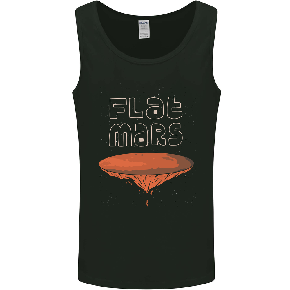 Flat Planet Mars Mens Vest Tank Top
