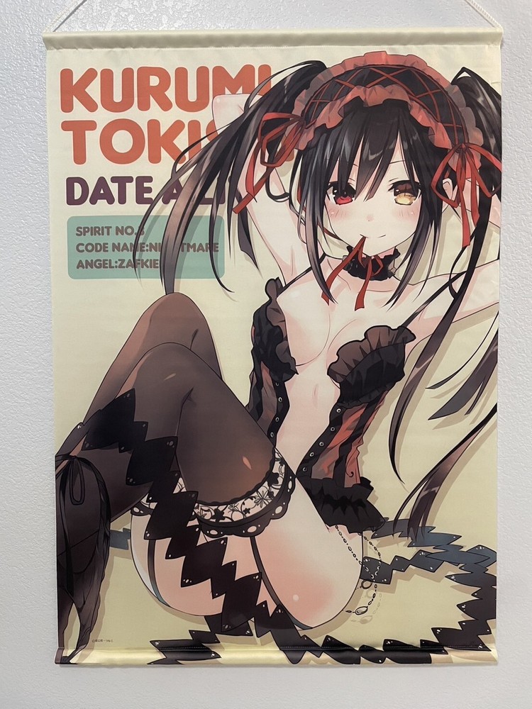 Date A Live Tokisaki Kurumi Tapestry Wall Scroll poster B2 Large