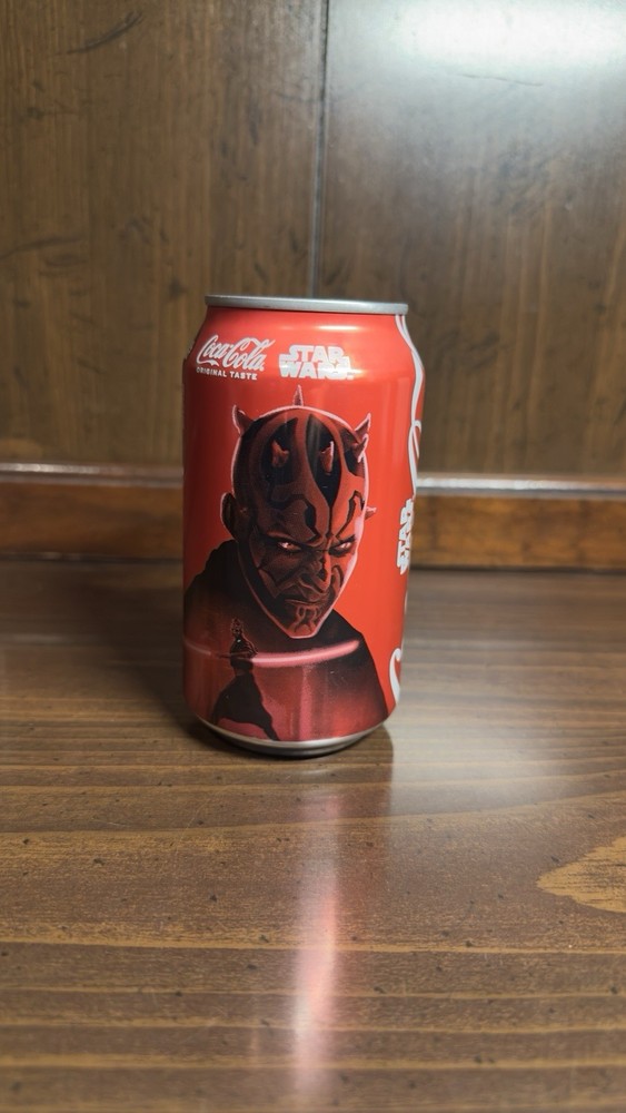 Darth Maul Limited Edition Unopened Star Wars Coca Cola Can 2025 New Sealed