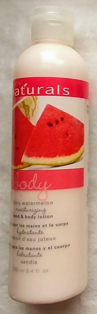 Hidratante Sandía Perfumada Nuevo Avon Naturals Loción Cuerpo Cuidado de la Piel