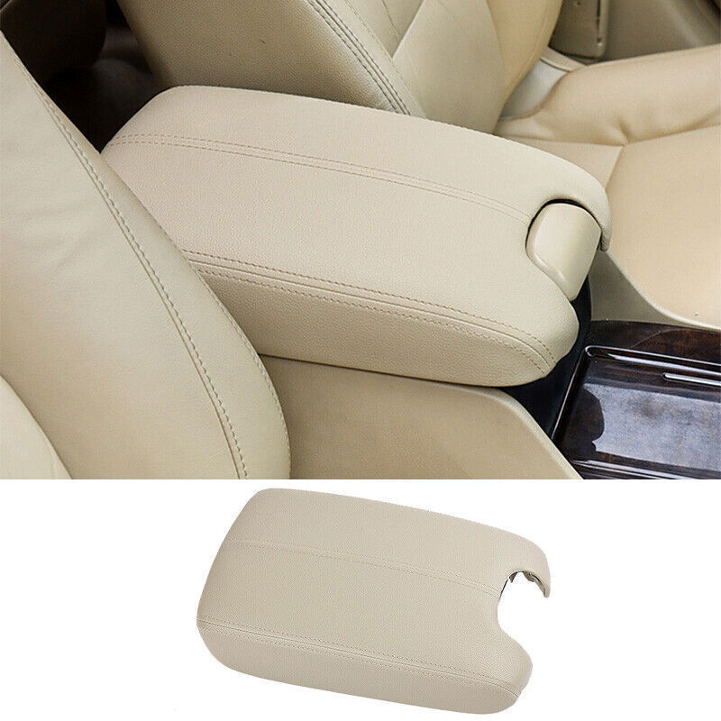 For Honda Accord 2008-2012 Beige Central Armrest Box Decor Panel Trim Cap Cover
