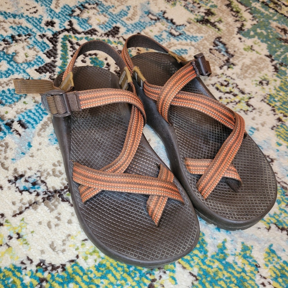 Chaco Brown Single Strap Z/2 Classic Hiking Outdoor Vibram Sandal, Size Mens 9
