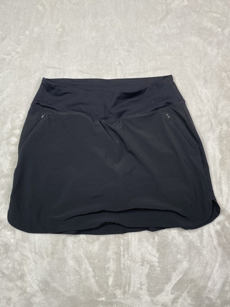 Eddie Bauer Womens Small Black Golf Skirt for Hiking Tennis Trail MSRP $70