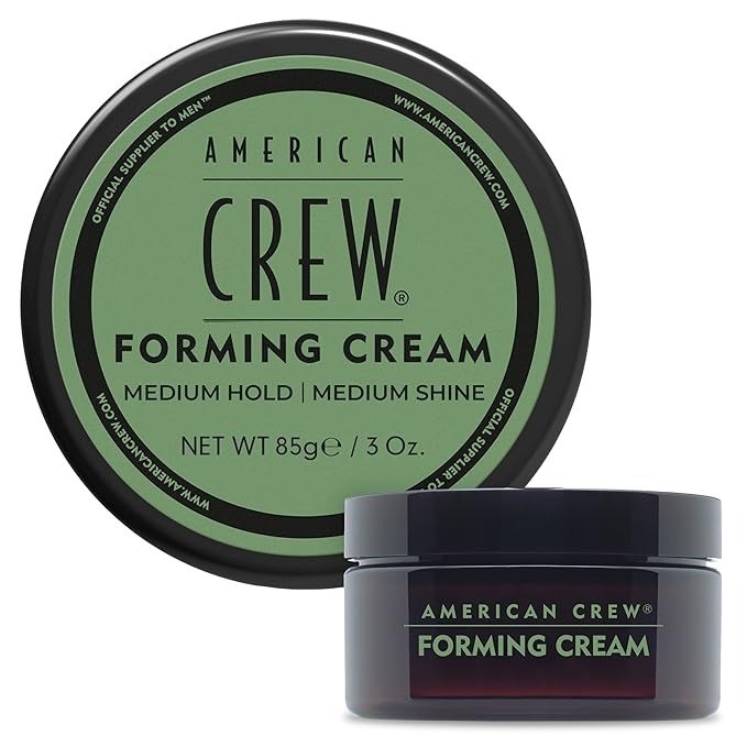 (2 pack) American Crew Mens Hair Forming Cream 3 Oz Medium Hold & Shine