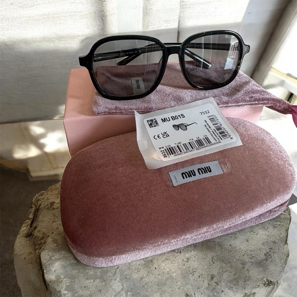 Miu Miu  MU B01S Sunglasses 55  18 145 Havana Tortoise