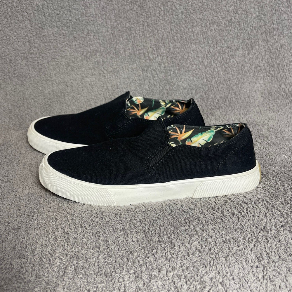 Vionic Groove Black Platform Slip-On Sneakers Women's Size 7