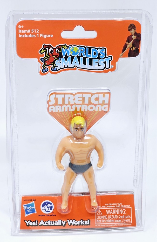 Stretch Armstrong Hasbro Action Figure Worlds Smallest 3