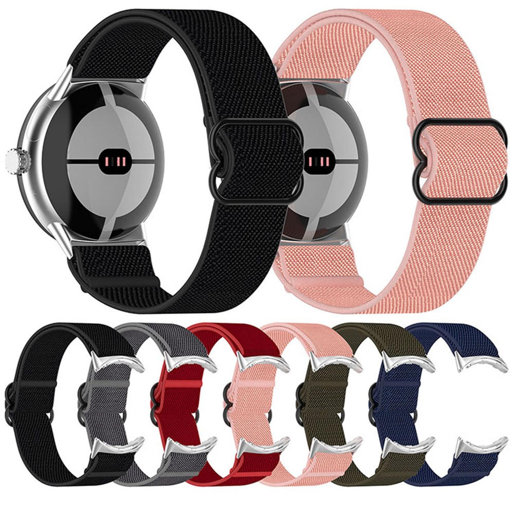 Elastic Nylon Watch Strap Woven Strap Watch Parts for Google Pixel Watch 1/2