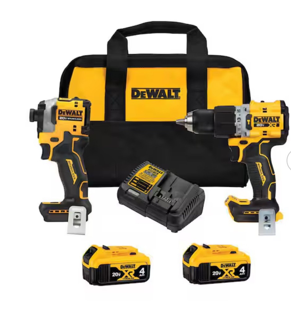 DeWALT DCK2050M2 20V MAX XR Cordless Hammer Drill / Impact Driver Combo Kit