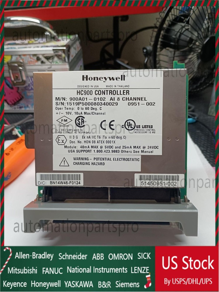 HONEYWELL 900A01-0102 AI 8 CHANNEL HC900 Controller