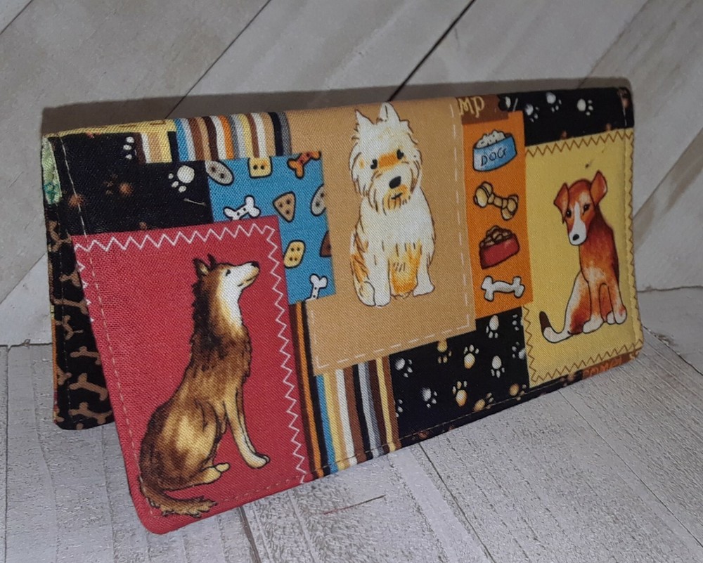 Dog Wallet Debit Card Holder with Coupon Pockets and ID Window  -image