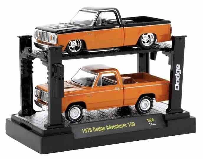 M2 MACHINES 1978 DODGE ADVENTURER 150 1:64 AUTO LIFT 2 PACK 2024 RELEASE 26