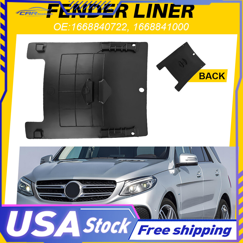 For MERCEDES-BENZ Fender Liner Access Cover Left or Right 1668840722 1668841000