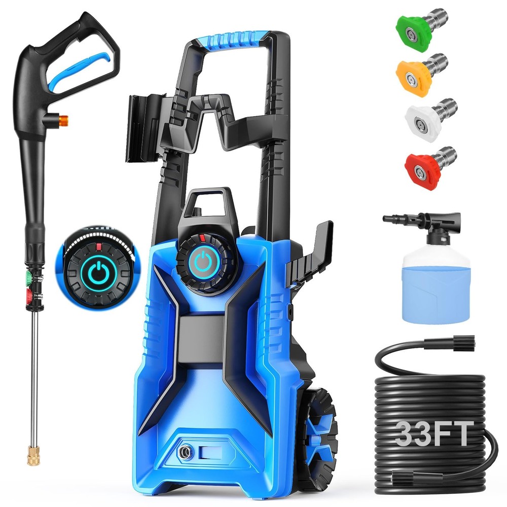 5000 PSI 3.0 GPM Electric Pressure Washer with Adjustable Power Spray