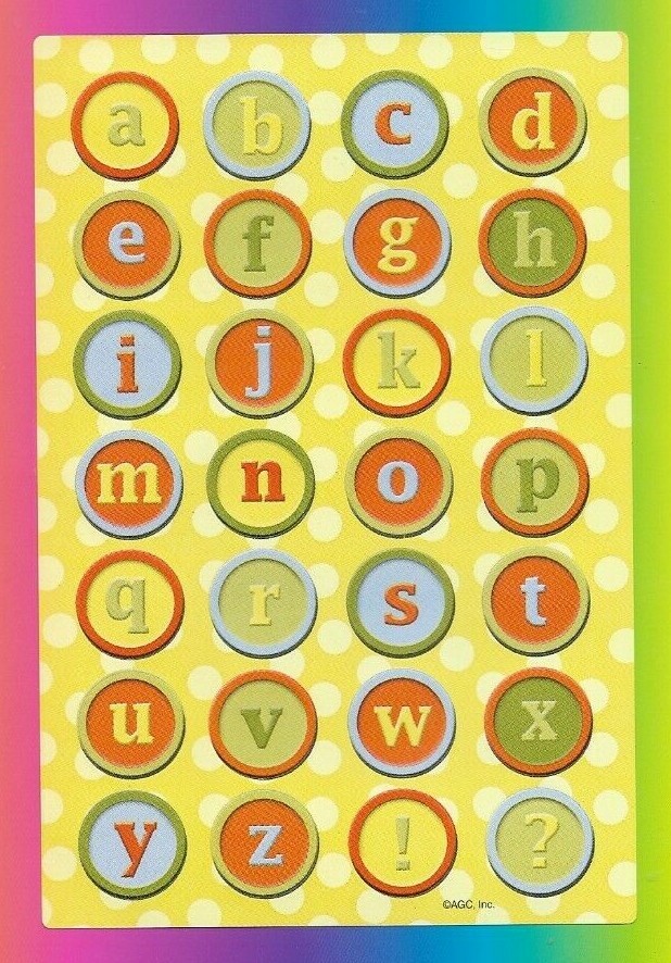 Letter Rounds Stickers American Greetings