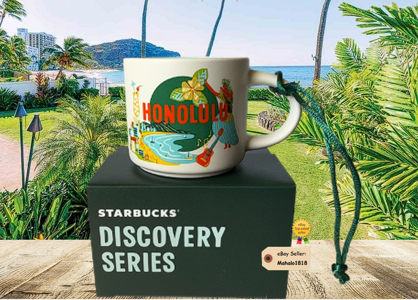 2024 Starbucks Honolulu Hawaii Discovery Series 2oz Ornament 🌺