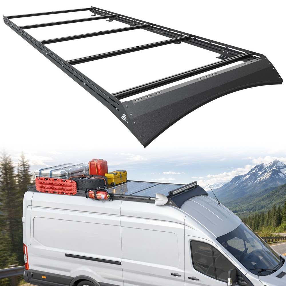 MELIPRON Aluminum Van Roof Ladder Rack for ford transit high roof 148